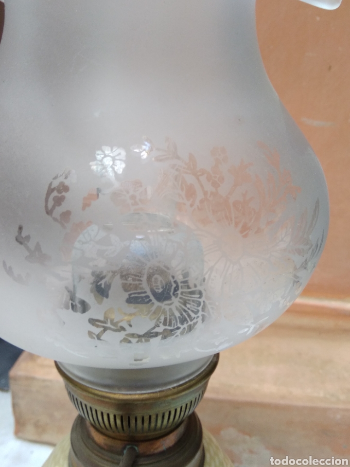 Antig&uuml;edades: Quinqu&eacute; de porcelana - Foto 3