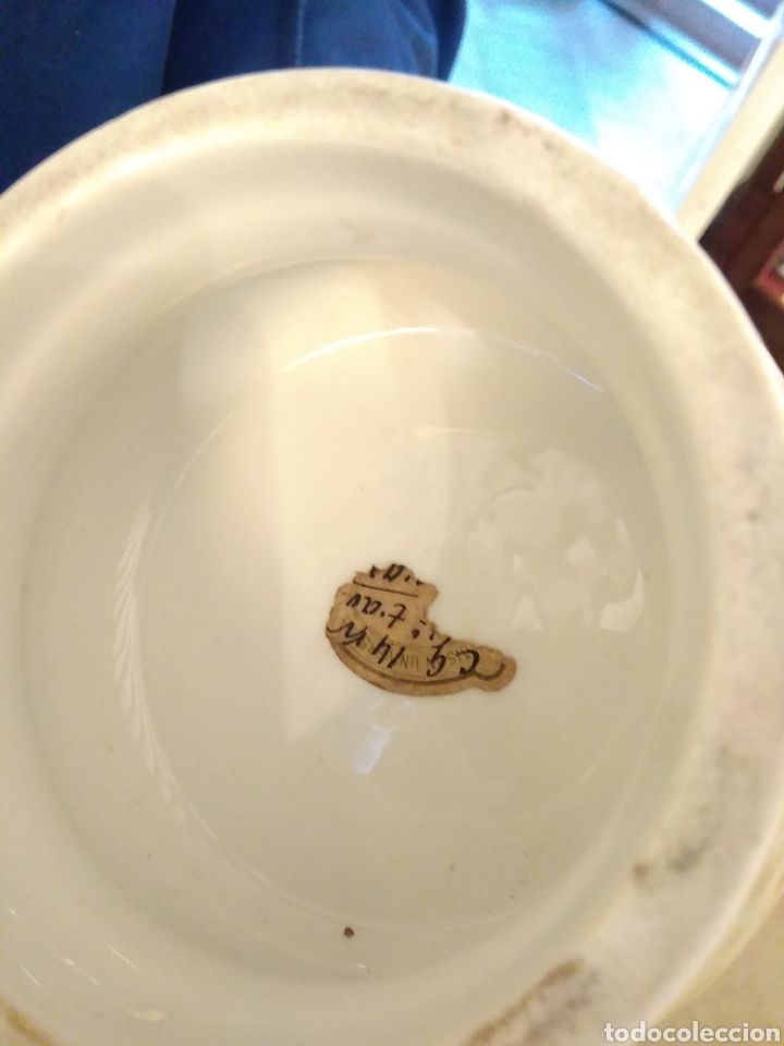 Antig&uuml;edades: Quinqu&eacute; de porcelana - Foto 7
