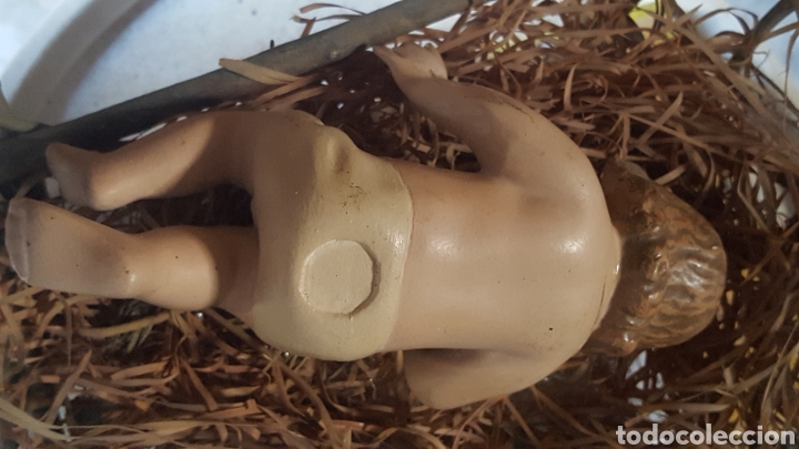 Antig&uuml;edades: NI&Ntilde;O JES&Uacute;S OLOT. PRESENTA DEFECTOS. CUNA ORIGINAL - Foto 4