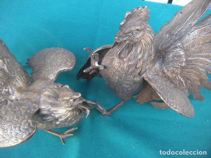 Antig&uuml;edades: GALLOS DE PELEA MET&Aacute;LICOS - Foto 4
