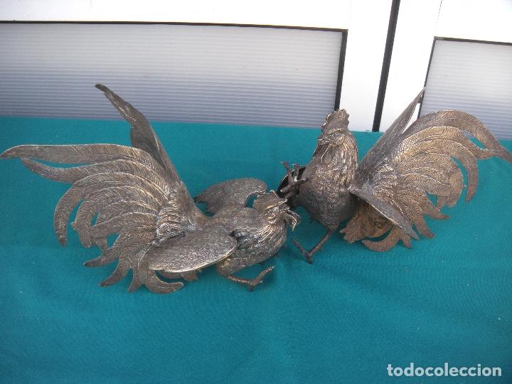 Antig&uuml;edades: GALLOS DE PELEA MET&Aacute;LICOS - Foto 5