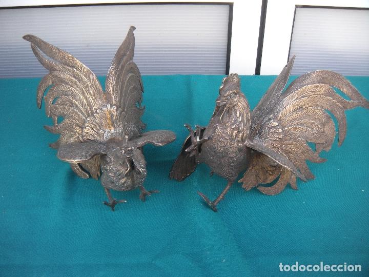Antig&uuml;edades: GALLOS DE PELEA MET&Aacute;LICOS - Foto 6