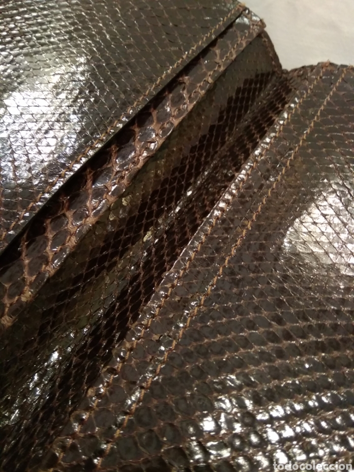 Antig&uuml;edades: Cartera de piel de serpiente genuina - Foto 6