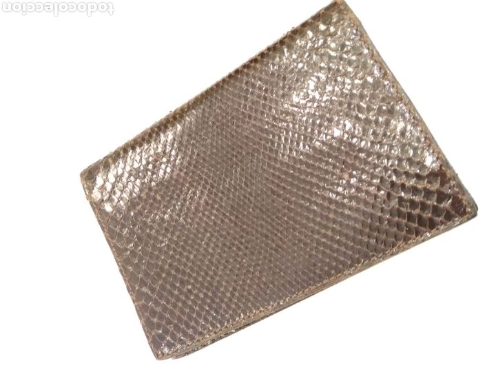 Antig&uuml;edades: Cartera de piel de serpiente genuina - Foto 4