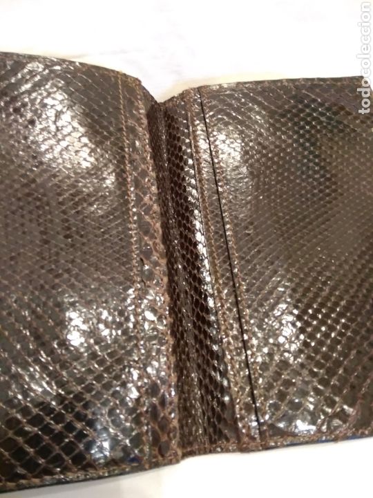 Antig&uuml;edades: Cartera de piel de serpiente genuina - Foto 5