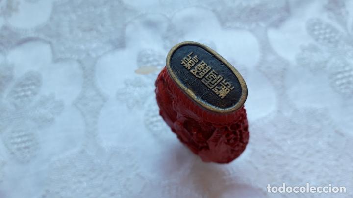 Antig&uuml;edades: Tabaquera rape china en laca - Foto 4