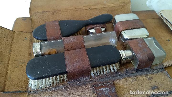 antiguo estuche de aseo para viaje hombre / muj - Comprar en todocoleccion  - 186333820