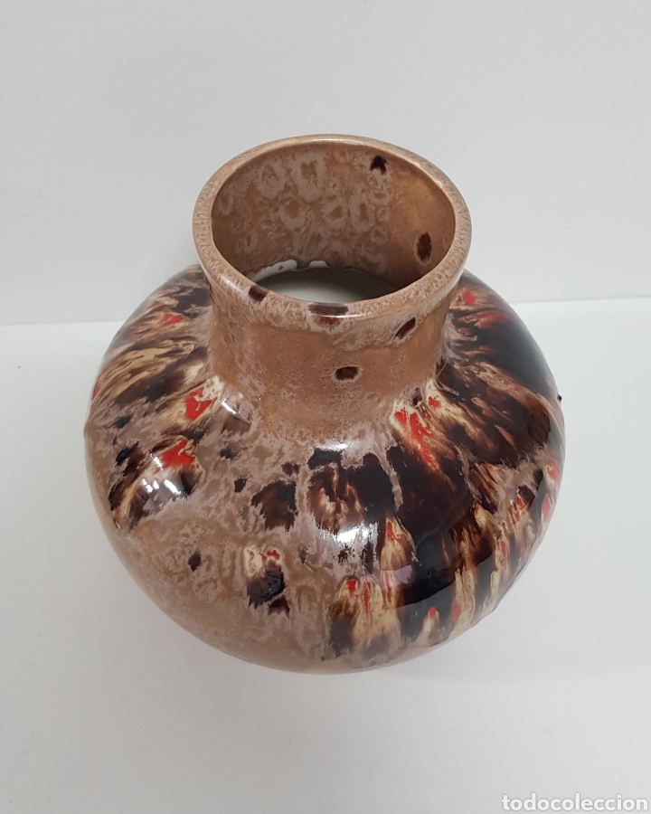 Antig&uuml;edades: JARR&Oacute;N CER&Aacute;MICA ESMALTADA PONS - Foto 3