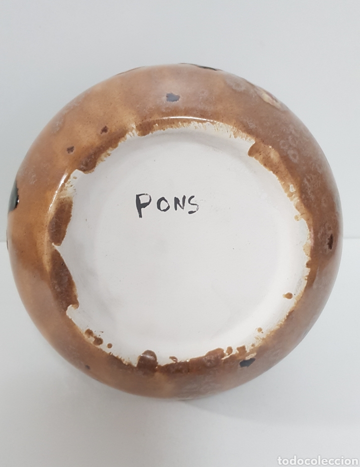 Antig&uuml;edades: JARR&Oacute;N CER&Aacute;MICA ESMALTADA PONS - Foto 5