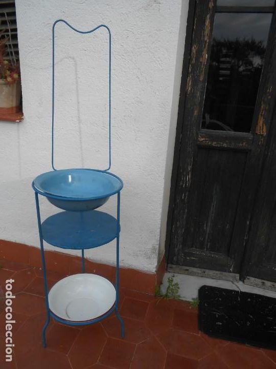 Antig&uuml;edades: PALANGANERO  DE  HIERRO   y   2 PALANGANAS - Foto 2