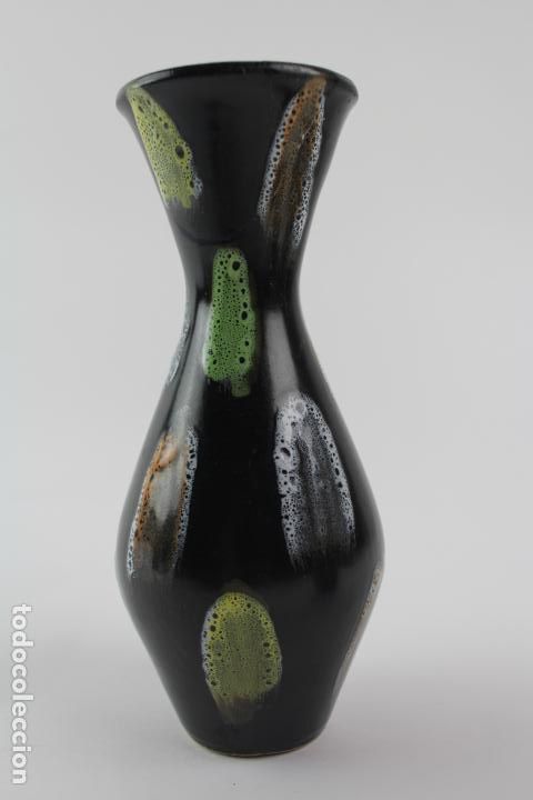 Antig&uuml;edades: JARRONES DE CERAMICA ESMALTADA. A&Ntilde;OS 60. - Foto 2