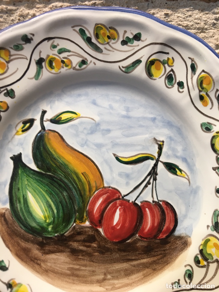 Antig&uuml;edades: Bodegon plato frutas - Foto 2
