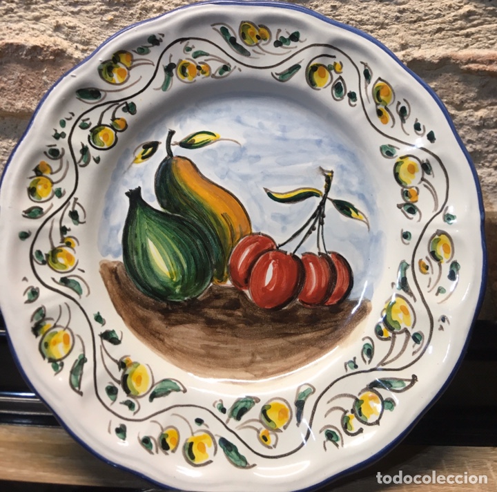Antig&uuml;edades: Bodegon plato frutas - Foto 1