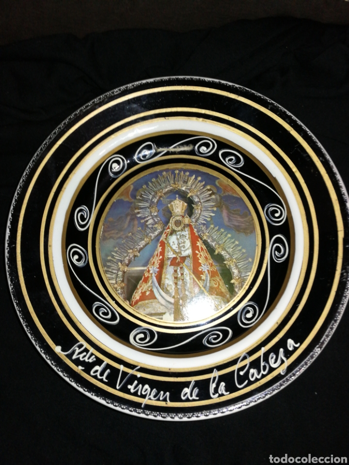 Antig&uuml;edades: ANTIGUO PLATO VIRGEN DE LA CABEZA - Foto 1