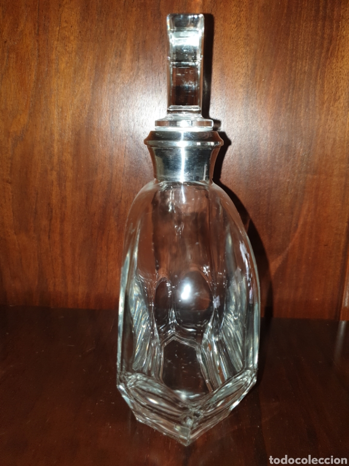 Antig&uuml;edades: Licorera cristal y plata - Foto 2