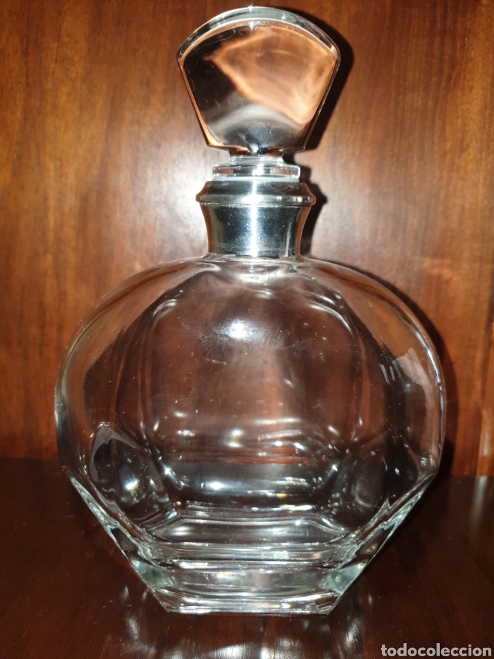 Antig&uuml;edades: Licorera cristal y plata - Foto 1