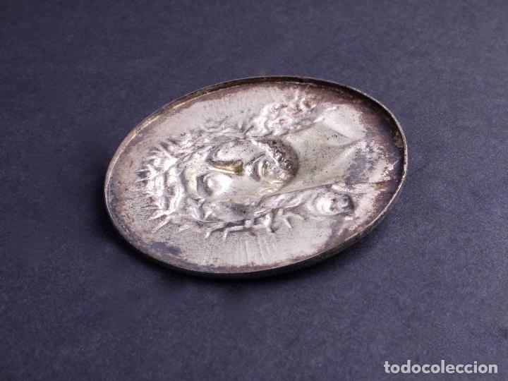 Antig&uuml;edades: CRISTO BAJORRELIEVE EN CHAPA - Foto 3