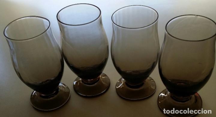 Antig&uuml;edades: VASOS DE CRISTAL SOPLADO Y TALLADO - Foto 7