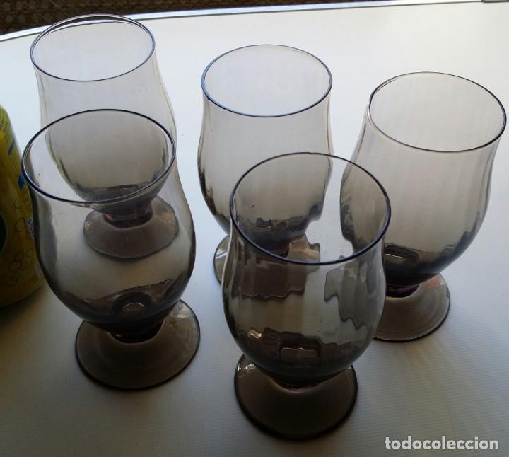 Antig&uuml;edades: VASOS DE CRISTAL SOPLADO Y TALLADO - Foto 9