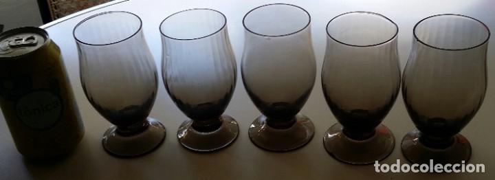 Antig&uuml;edades: VASOS DE CRISTAL SOPLADO Y TALLADO - Foto 10