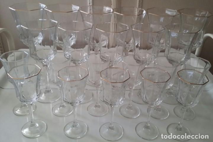 Antig&uuml;edades: COPAS DE CRISTAL MOET CHANDON PROMOCIONALES LUMINARC FRANCIA