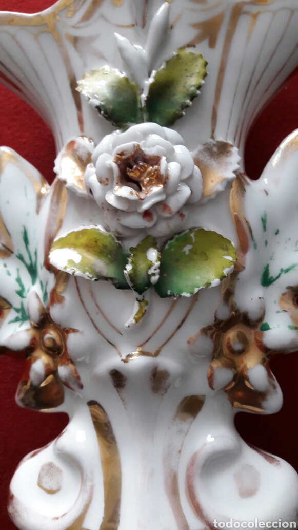 Antig&uuml;edades: Florero isabelino - Foto 4