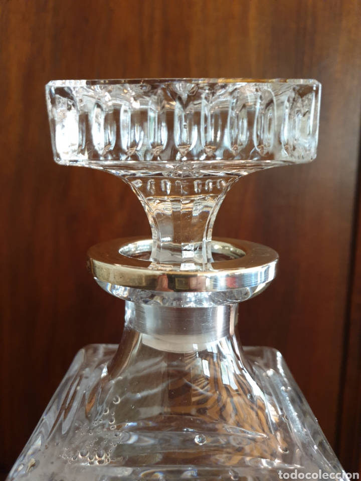 Antig&uuml;edades: Licorera con cristal y plata - Foto 2