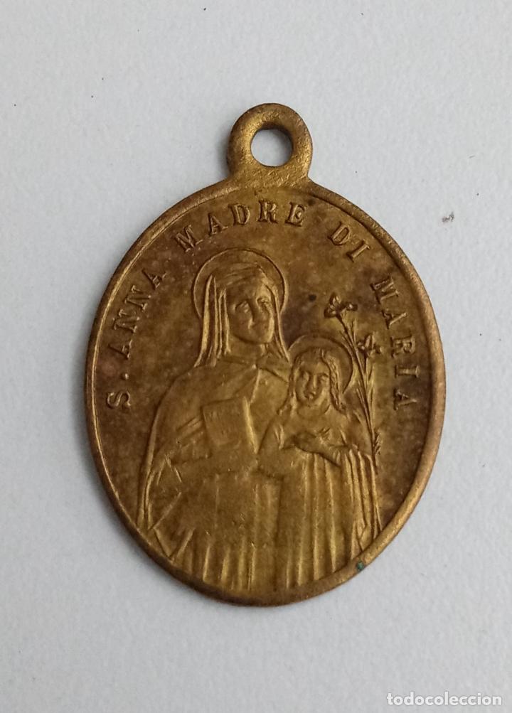 Antiguidades: MADALLA RELIGIOSA. S ANNA NADRE DI MARIA