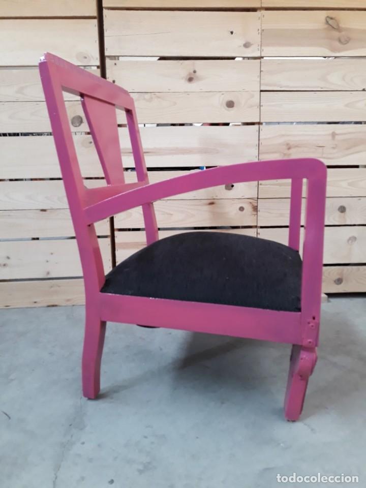 Antig&uuml;edades: SILL&Oacute;N DESCALZADORA RESTAURADA - Foto 2