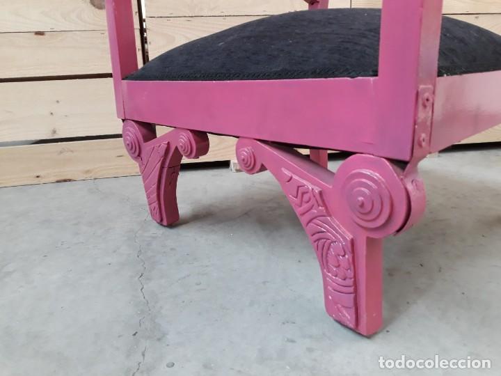Antig&uuml;edades: SILL&Oacute;N DESCALZADORA RESTAURADA - Foto 4