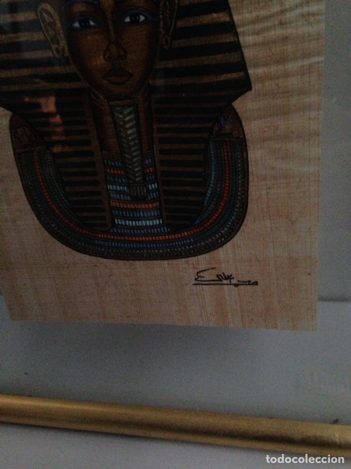 Antig&uuml;edades: Cuadrado papiro firmado - Foto 2
