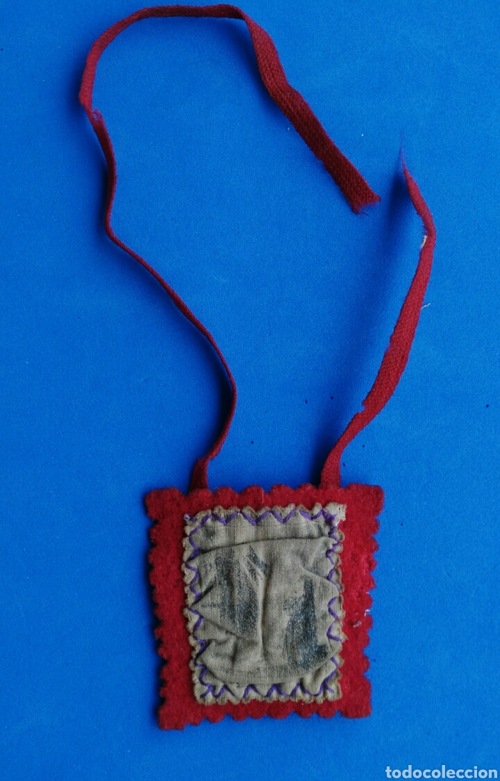 Antig&uuml;edades: ANTIGUO ESCAPULARIO. ENVIO INCLUIDO. - Foto 1