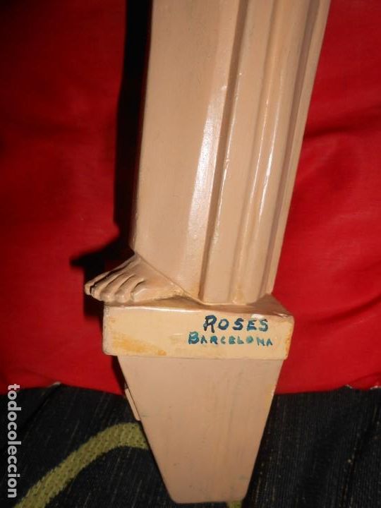 Antig&uuml;edades: IMAGEN SAGRADO CORAZ&Oacute;N DE JES&Uacute;S - Foto 5