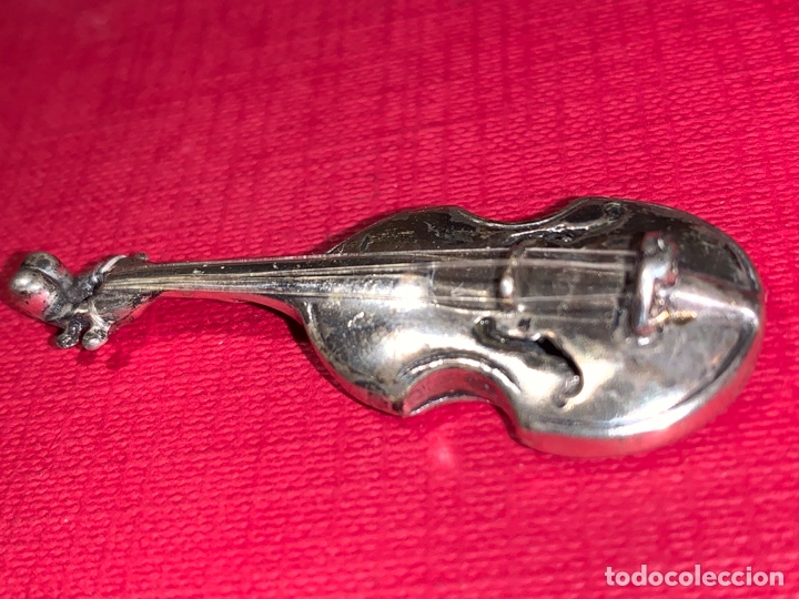 Antig&uuml;edades: Bonito viol&iacute;n en plata de Ley contrastada - Foto 2