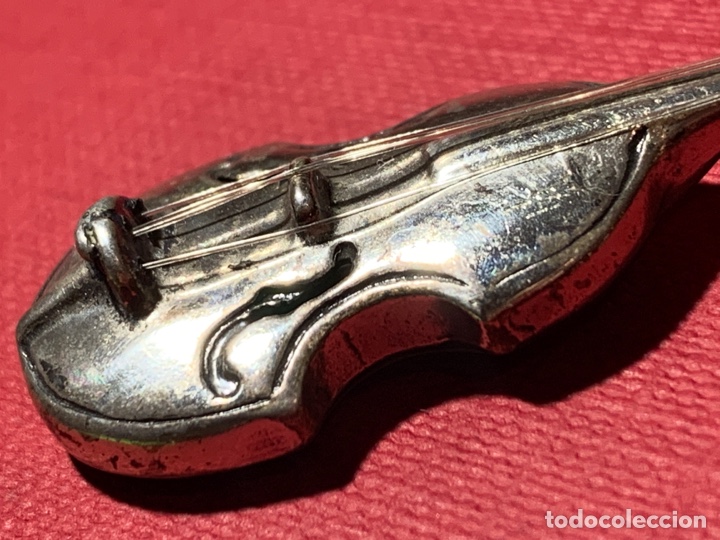 Antig&uuml;edades: Bonito viol&iacute;n en plata de Ley contrastada - Foto 4