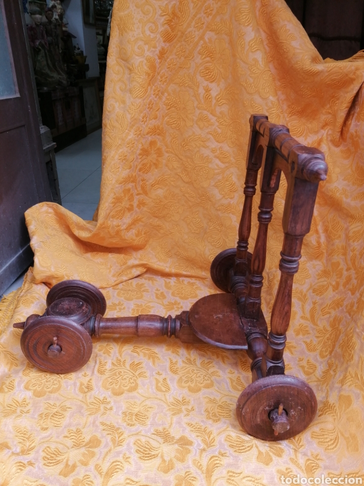 Antig&uuml;edades: PATINETE ANTIGUO DE MADERA - Foto 2
