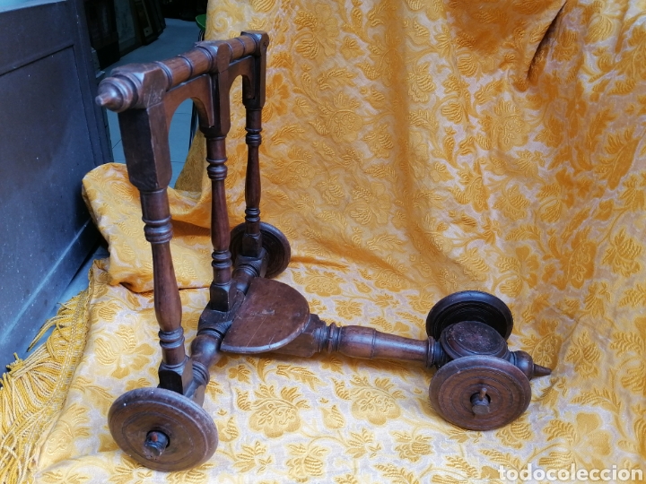 Antig&uuml;edades: PATINETE ANTIGUO DE MADERA - Foto 16