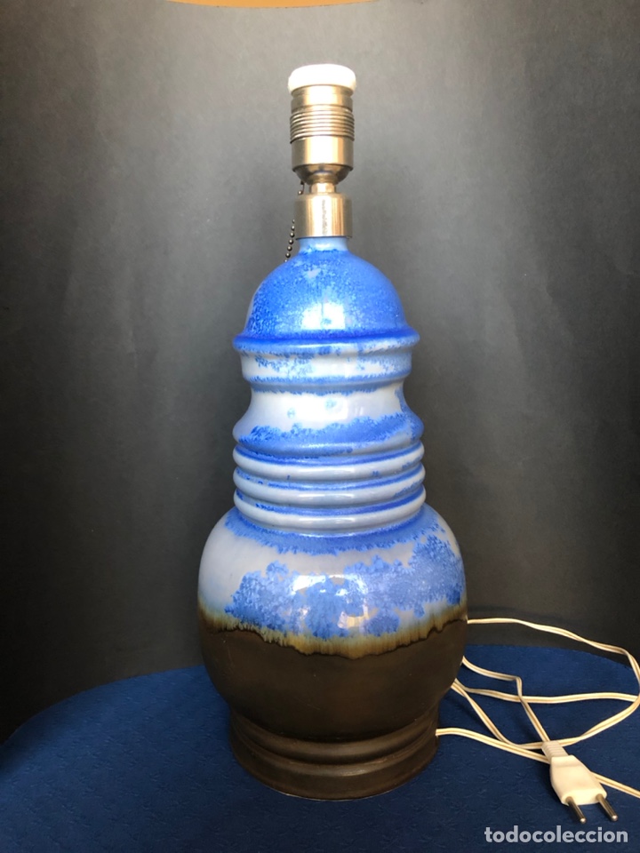 Antig&uuml;edades: REF: 01000218 &ldquo;L&Aacute;MPARA OPALINO AZUL&rdquo; LLADR&Oacute; - Foto 6