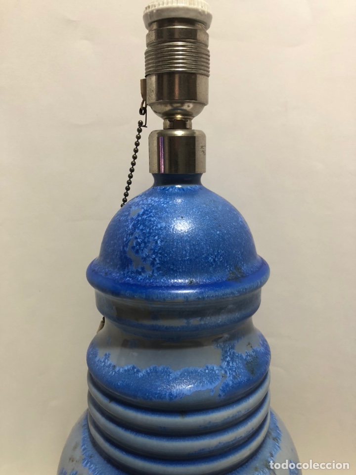 Antig&uuml;edades: REF: 01000218 &ldquo;L&Aacute;MPARA OPALINO AZUL&rdquo; LLADR&Oacute; - Foto 15