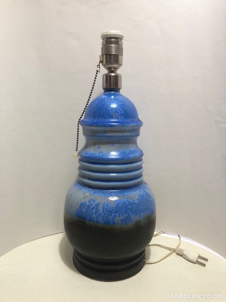 Antig&uuml;edades: REF: 01000218 &ldquo;L&Aacute;MPARA OPALINO AZUL&rdquo; LLADR&Oacute; - Foto 16