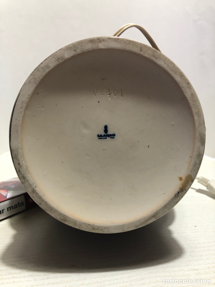 Antig&uuml;edades: REF: 01000218 &ldquo;L&Aacute;MPARA OPALINO AZUL&rdquo; LLADR&Oacute; - Foto 17