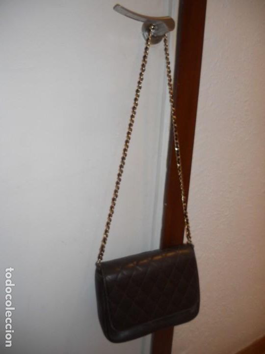 Antig&uuml;edades: BOLSO DE PIEL MARRON DE LA MARCA ZEUS - Foto 11