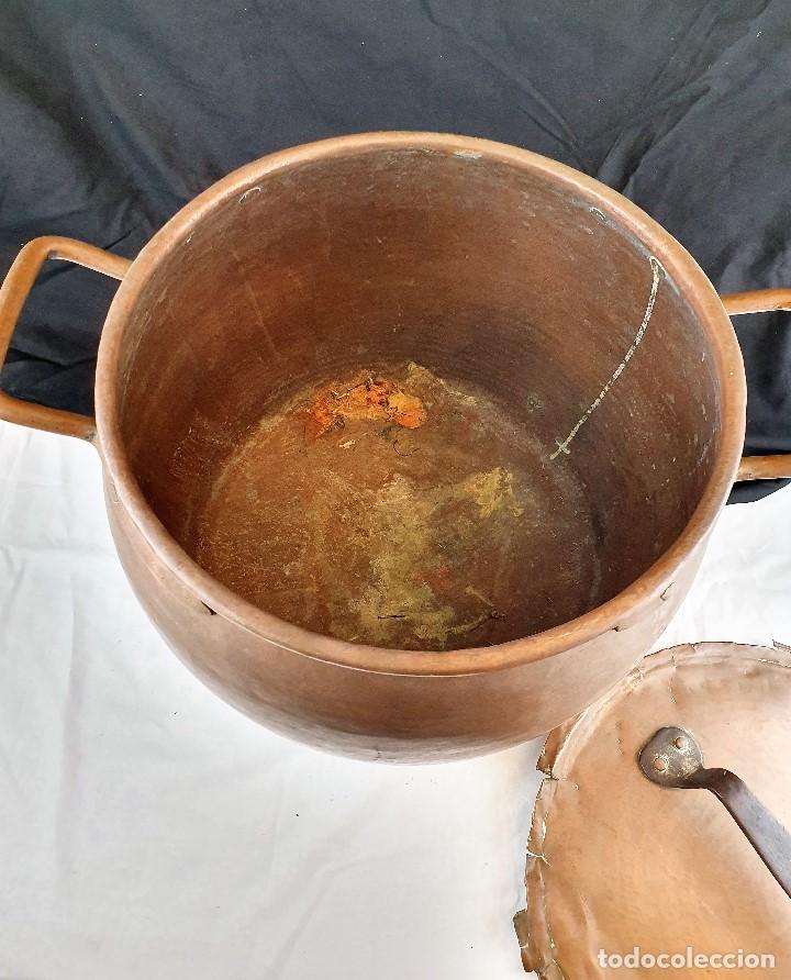 Antig&uuml;edades: ANTIGUA OLLA DE COBRE - Foto 2