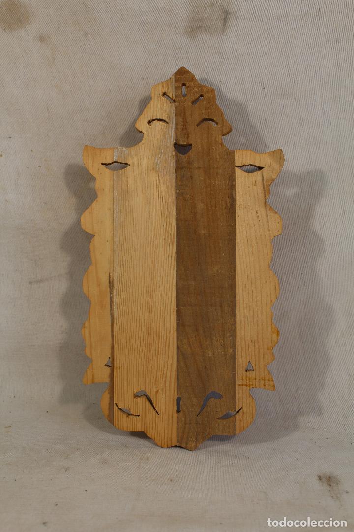 Antig&uuml;edades: almirecero - mueble de madera para almirez - Foto 2