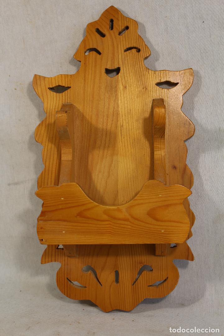 Antig&uuml;edades: almirecero - mueble de madera para almirez - Foto 4