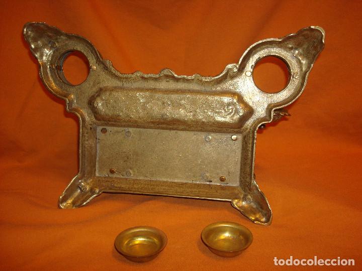 Antig&uuml;edades: ESCRIBANIA DE SOBREMESA EN BRONCE - Foto 7