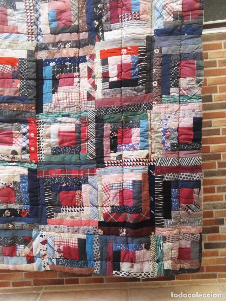 Antig&uuml;edades: Patchwork edred&oacute;n antiguo aut&eacute;ntico - Foto 14