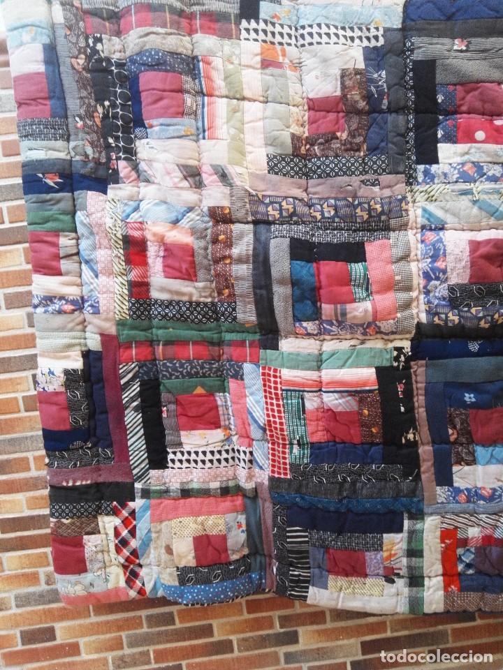 Antig&uuml;edades: Patchwork edred&oacute;n antiguo aut&eacute;ntico - Foto 15