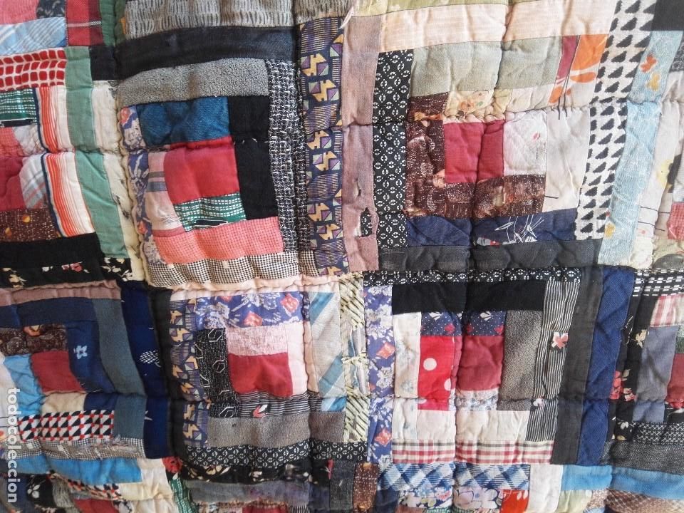 Antig&uuml;edades: Patchwork edred&oacute;n antiguo aut&eacute;ntico - Foto 13
