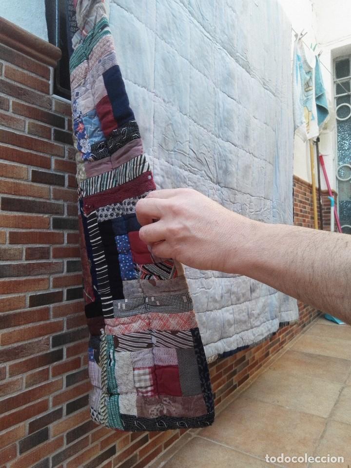 Antig&uuml;edades: Patchwork edred&oacute;n antiguo aut&eacute;ntico - Foto 18